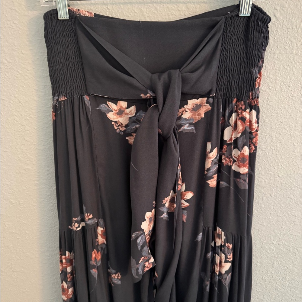 Olivaceous Wide Leg Floral Palazzo Pants size Large - Picture 4 of 12
